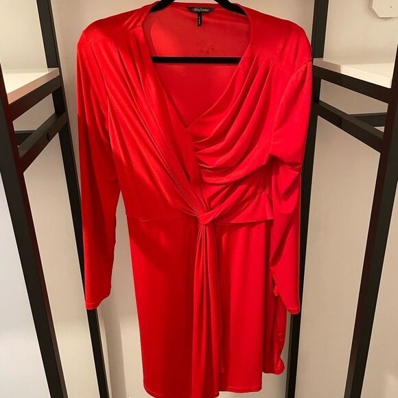 Daisy Fuentes Red Dress - Picture 1 of 6